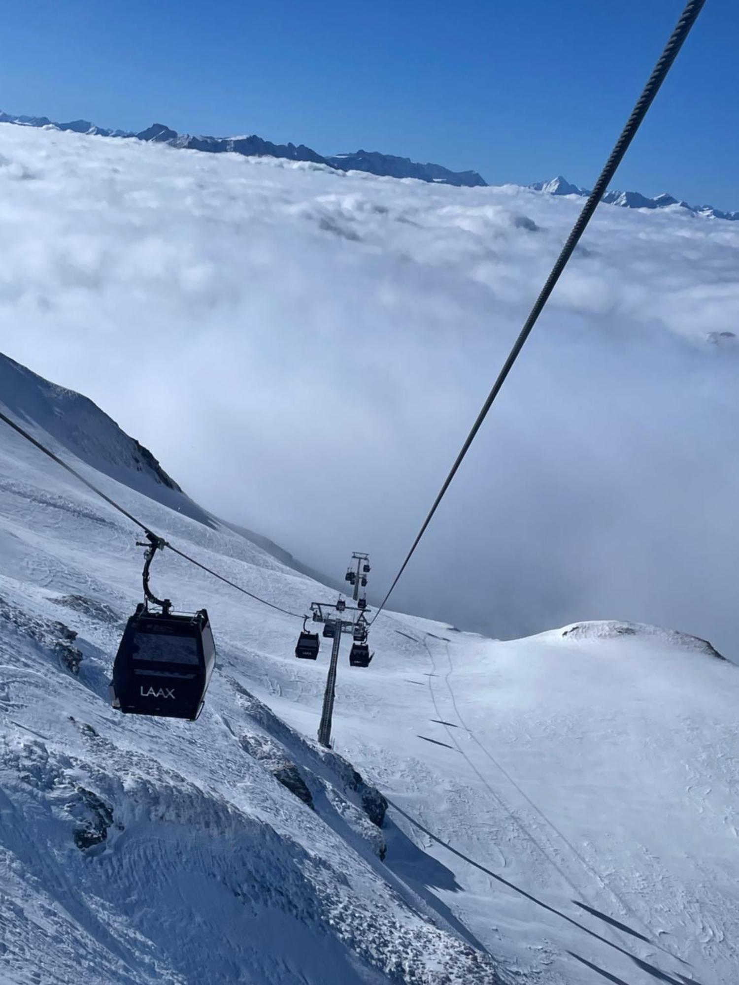 Ferienwohnung 3,5 Zimmer Direkt An Ski- Und Bikepiste ฟลิมส์ ภายนอก รูปภาพ